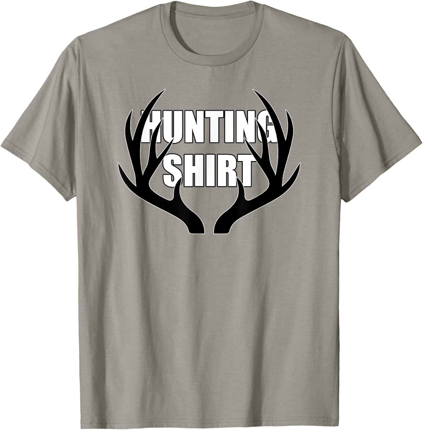 Deer Hunting Whitetail Buck Antlers Orange T-Shirt - T-Shirt | Sand
