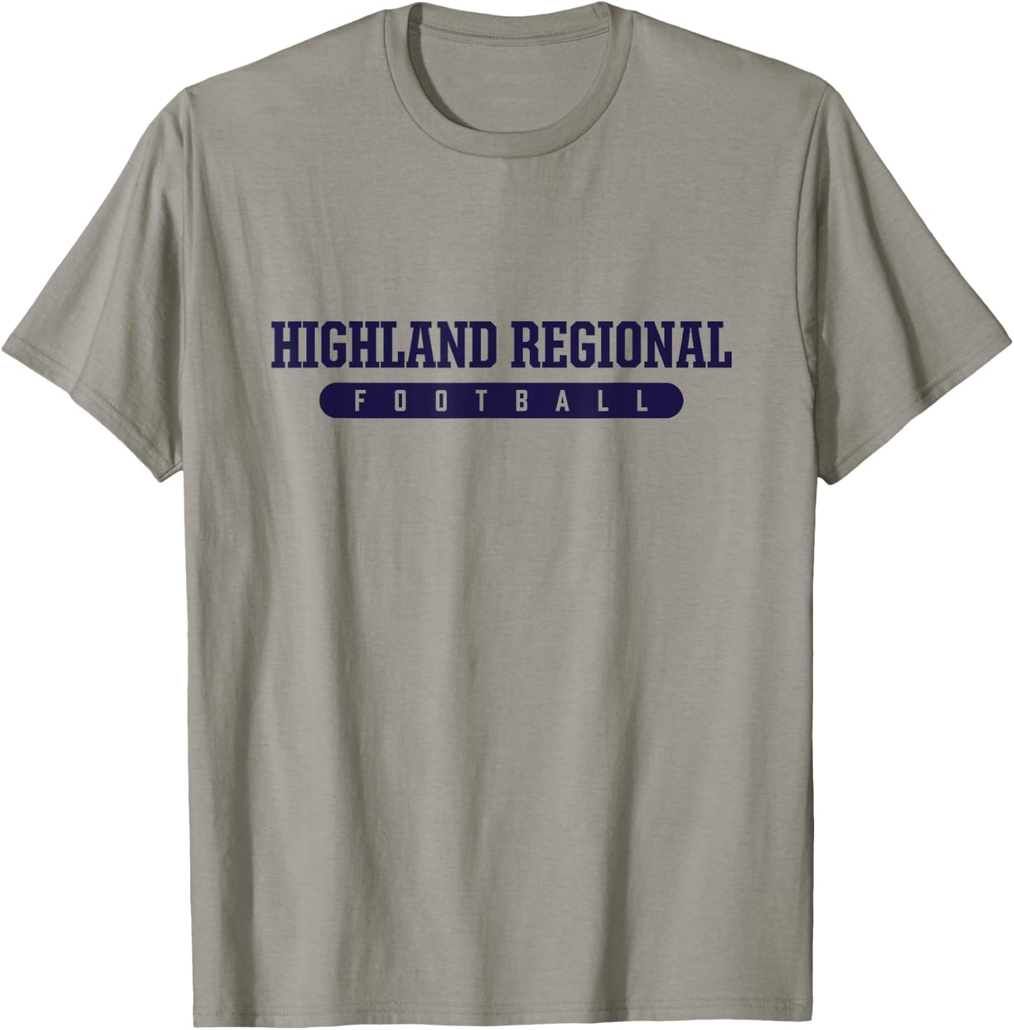 Highland Regional High School Football T-Shirt - T-Shirt | Sand