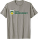 SUNY Brockport Golden Eagles Institutional Shield Logo T-Shirt - T-Shirt | Sand