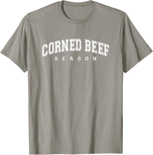 Corned Beef Season Funny St Patricks Day Irish Pride T-Shirt - T-Shirt | Sand