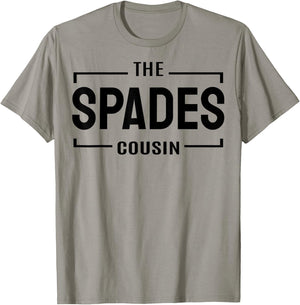 The spades cousin funny card playing spade player cousins T-Shirt - T-Shirt | Sand