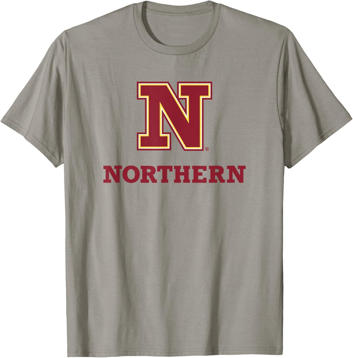 Northern State University Wolves Stacked N Logo T-Shirt - T-Shirt | Sand