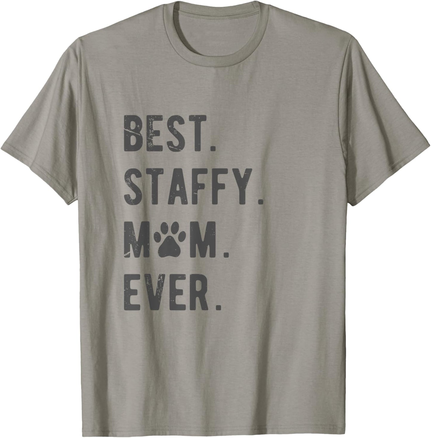 Staffy Mom Gift Funny AmStaff Dog Mama Women T-Shirt - T-Shirt | Sand