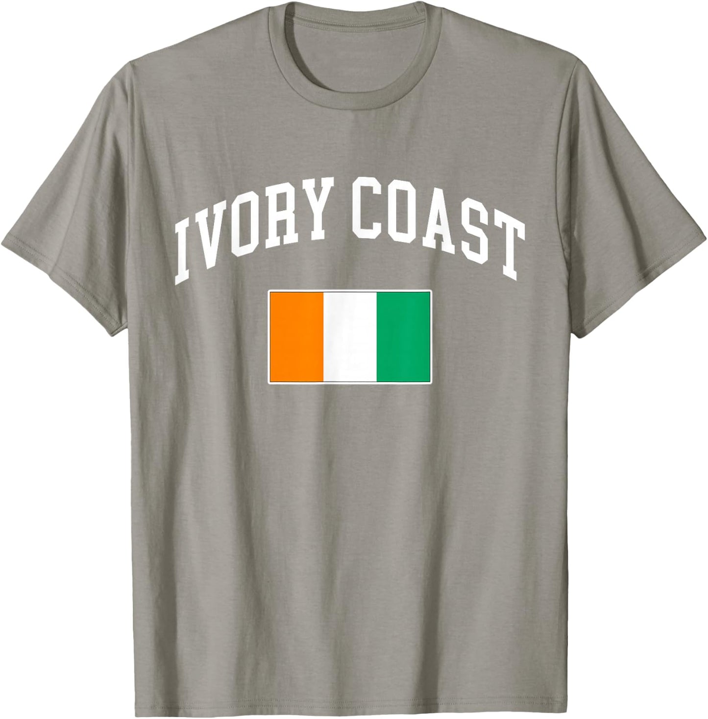 Ivory Coast Flag Ivorian Retro Vintage Classic Graphic T-Shirt - T-Shirt | Sand