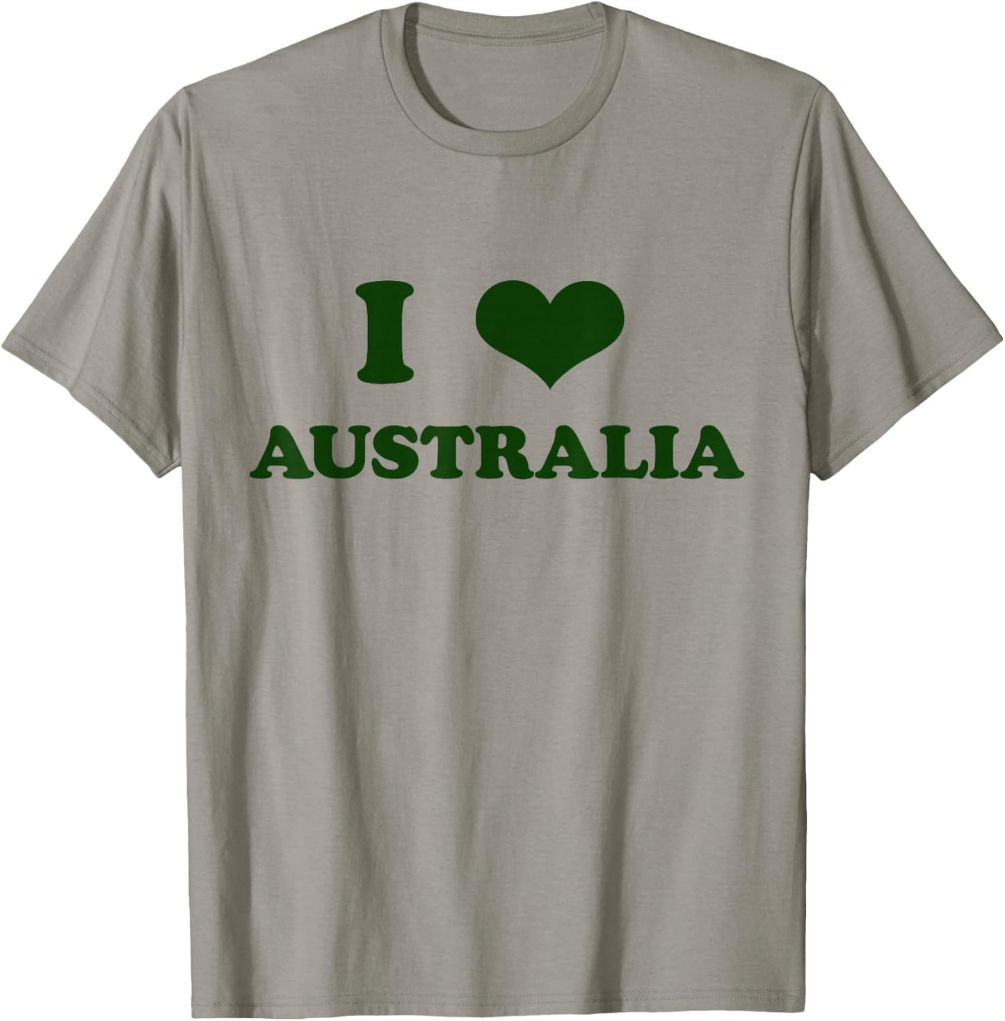 I Love Australia I Heart Shape Aussie Men Women Kids T-Shirt - T-Shirt | Sand