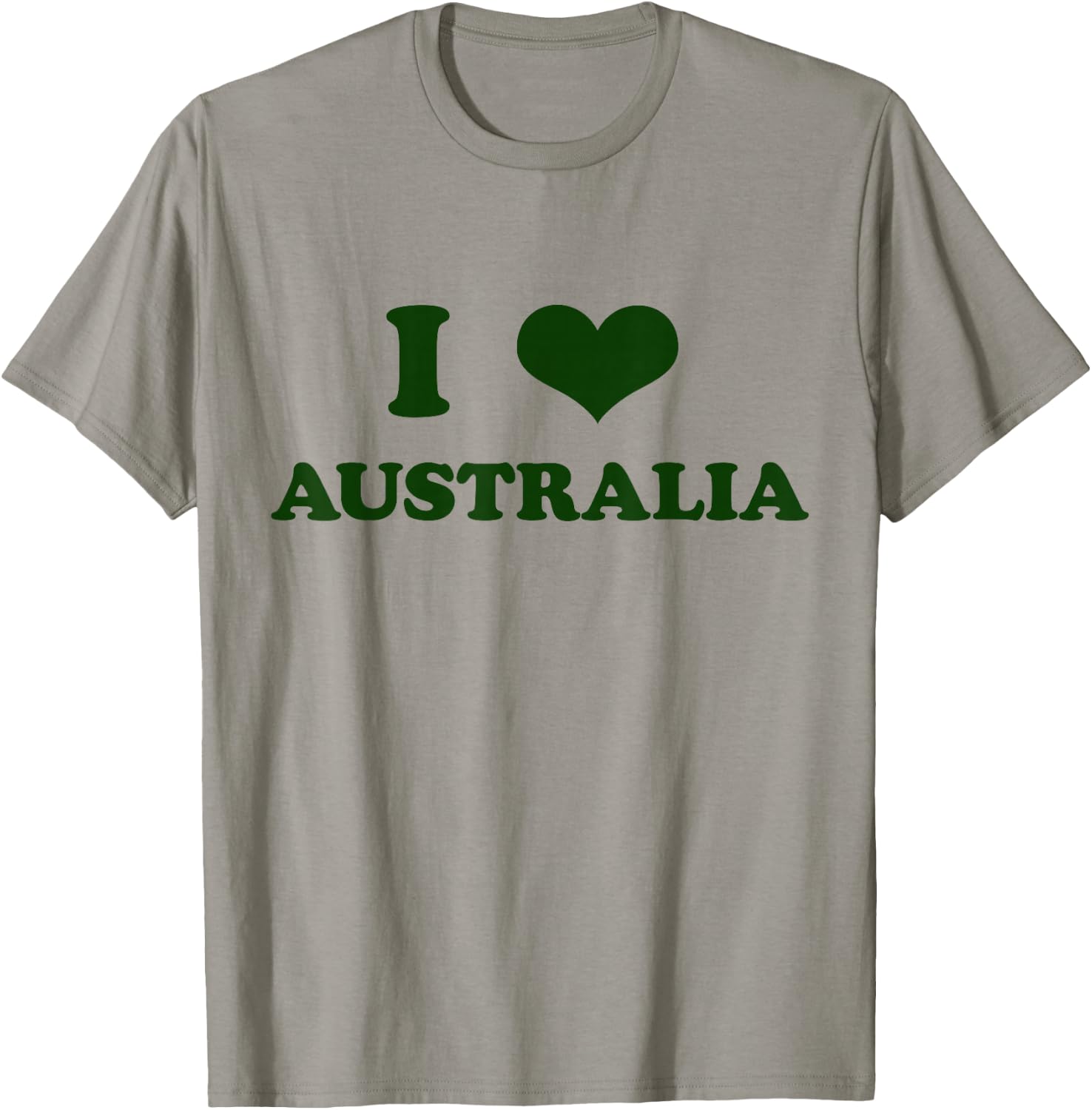I Love Australia I Heart Shape Aussie Men Women Kids T-Shirt - T-Shirt | Sand