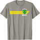 Brasilien Brasilien Seleção Brazilian Fußball Fan Trikot T-Shirt - T-Shirt | Sand