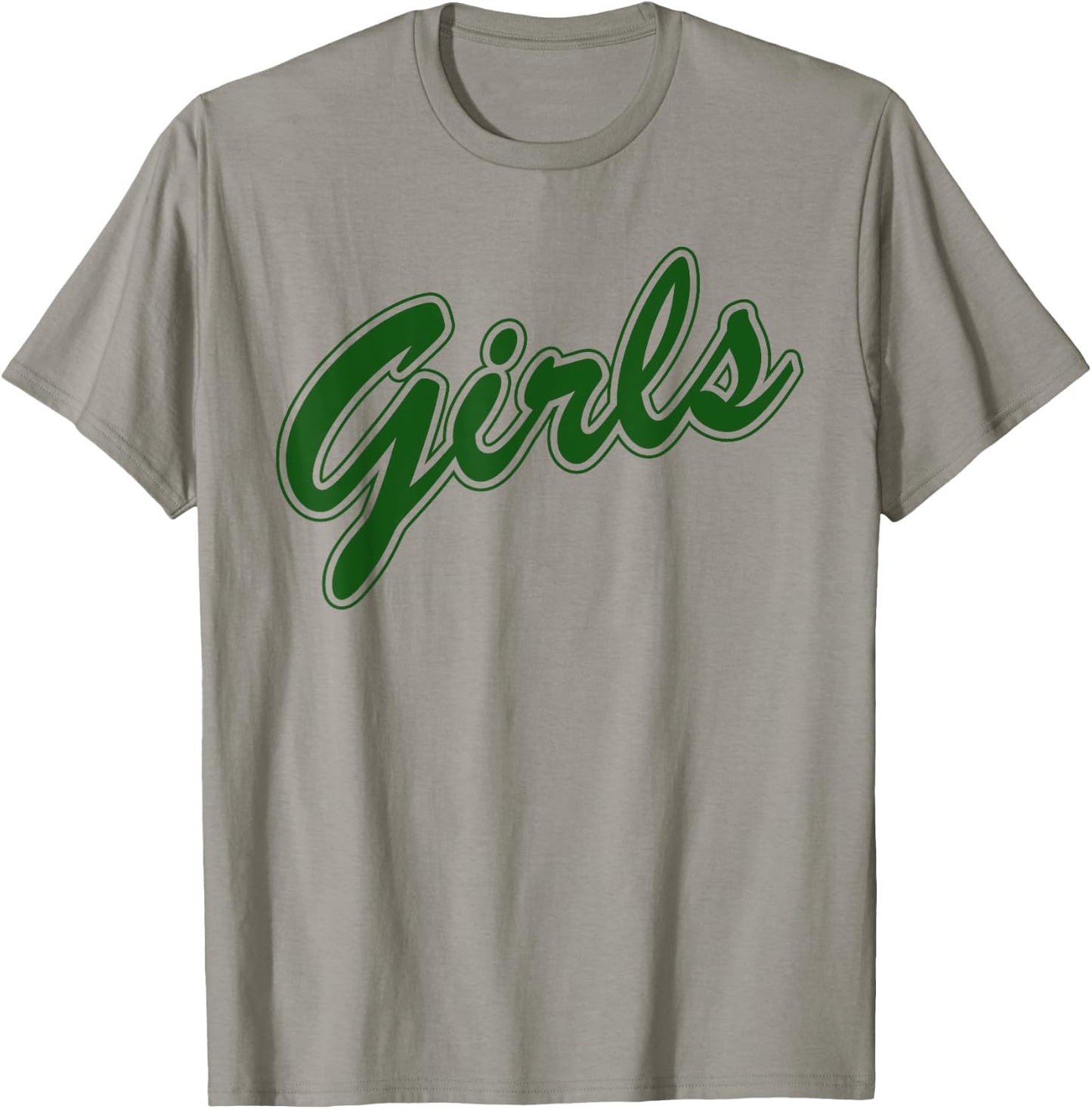 Girls Shirt Friends Green Graphic , grey T-Shirt - T-Shirt | Sand