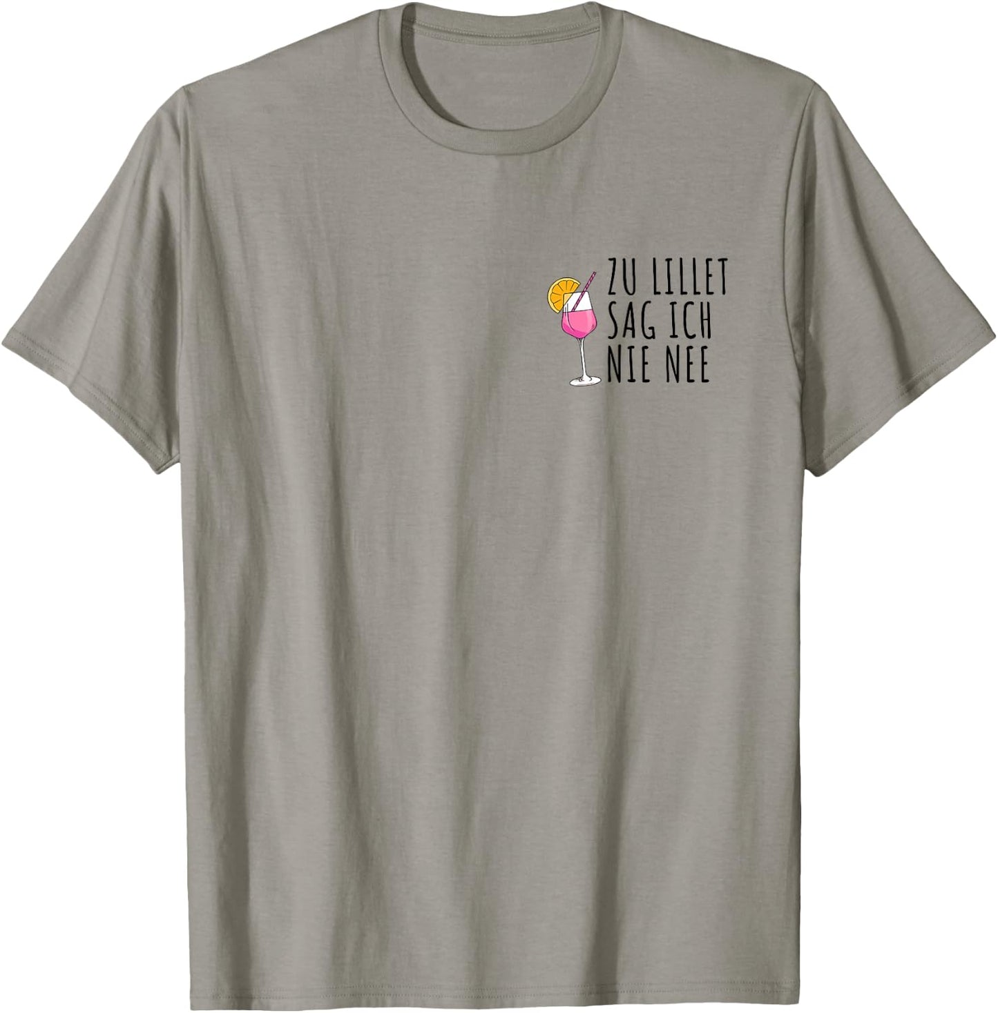 To Lillet Sag ich nie nee Summer Alcohol Lillet , White T-Shirt - T-Shirt | Sand