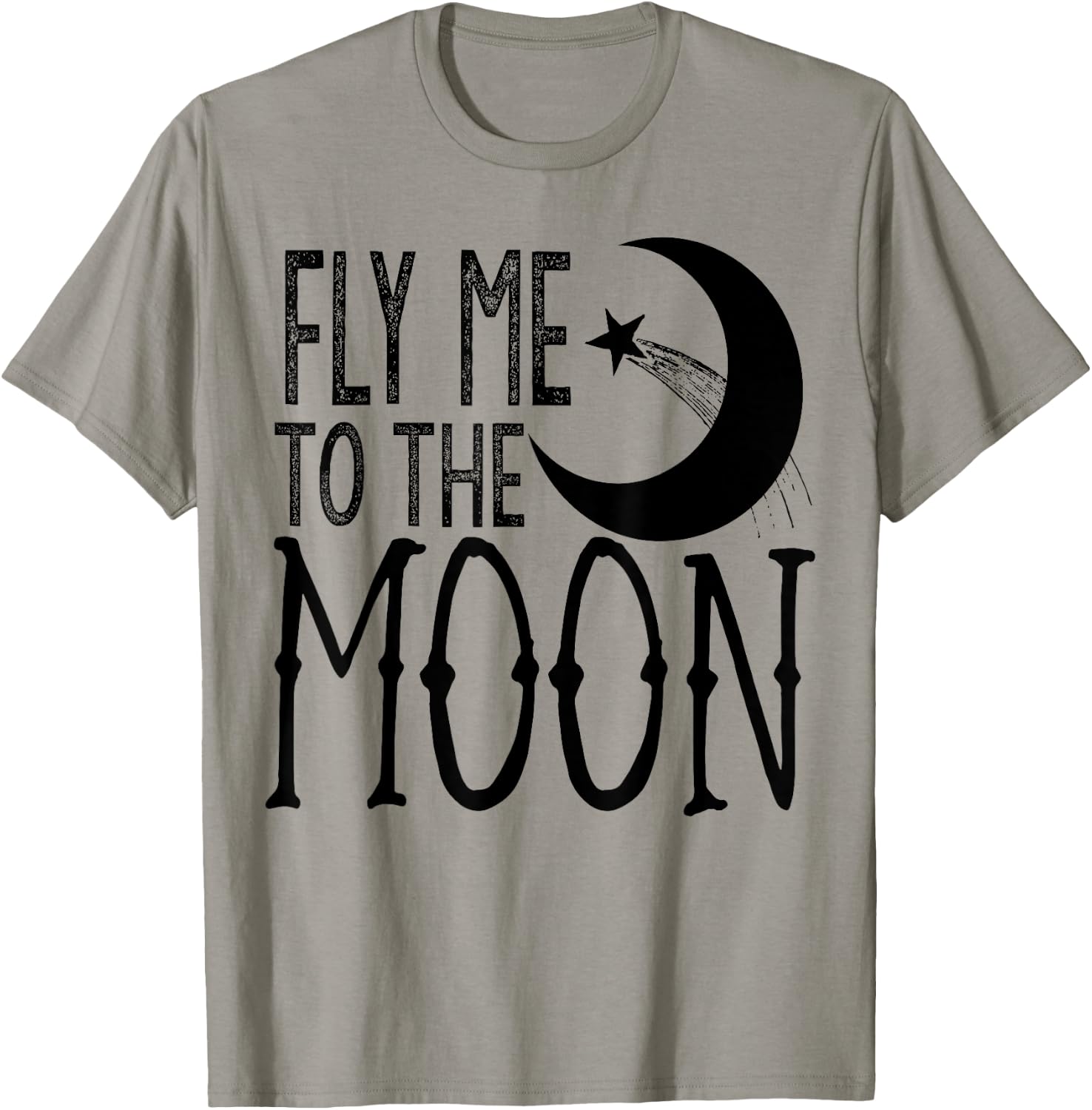 Fly Me to the Moon T-Shirt - T-Shirt | Sand