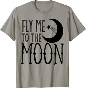 Fly Me to the Moon T-Shirt - T-Shirt | Sand