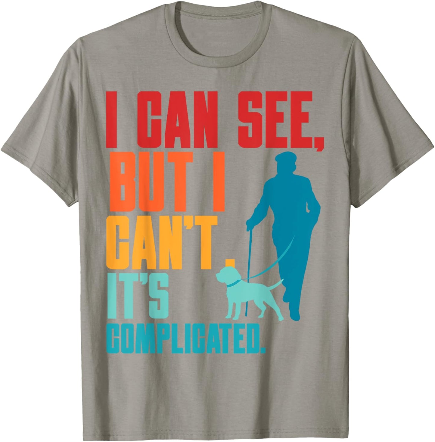 Blind Life Visually Impaired Legally Blind People Person T-Shirt - T-Shirt | Sand