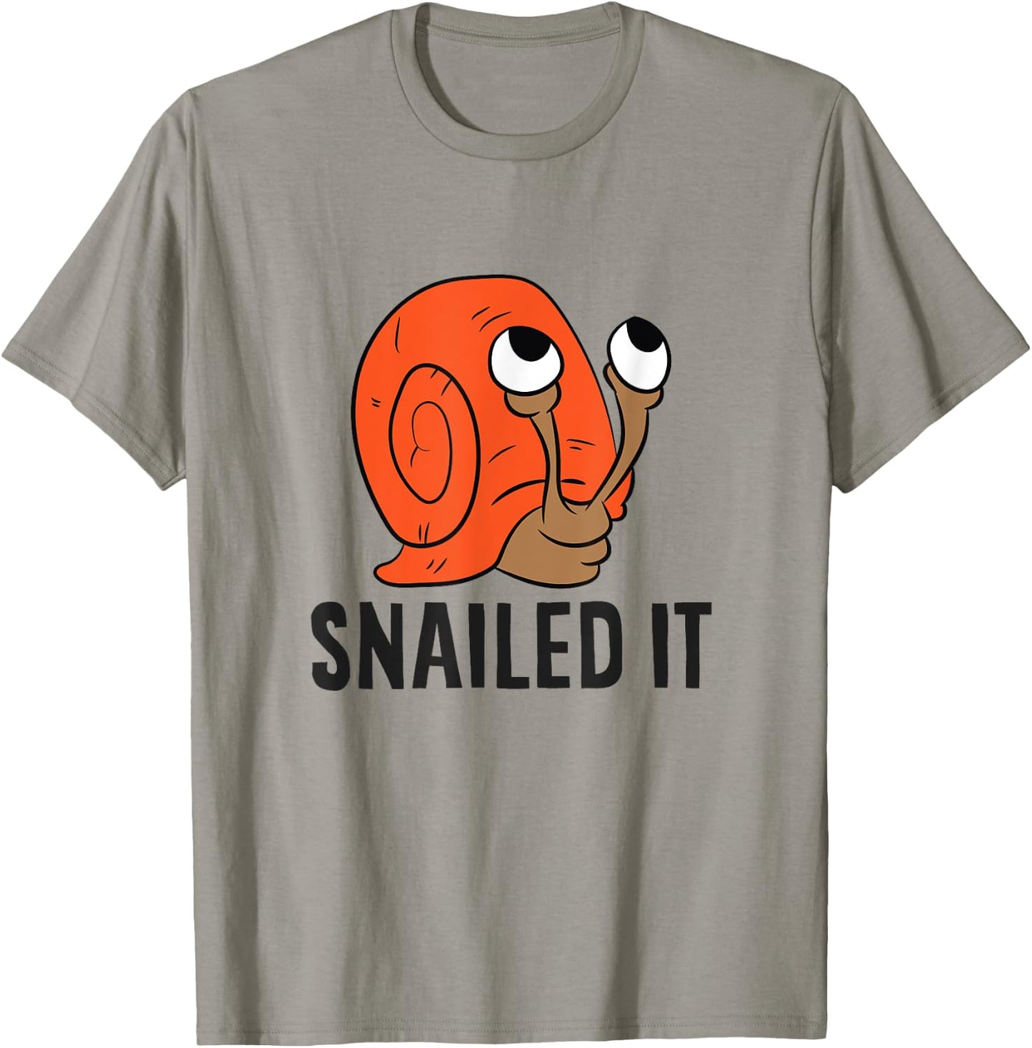 Snailed It Funny Snails T-Shirt - T-Shirt | Sand