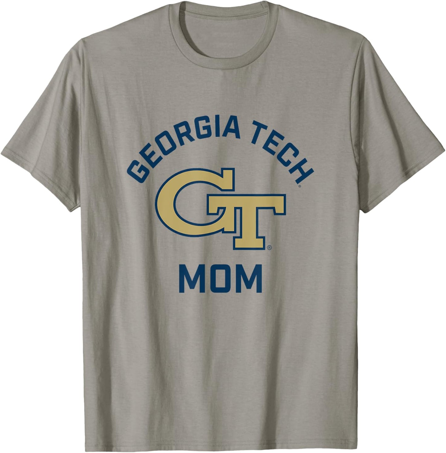 Georgia Tech Yellow Jackets Arched Mom T-Shirt - T-Shirt | Sand