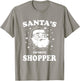 Retro Christmas Santas Favorite Shopper Santa T-Shirt - T-Shirt | Sand