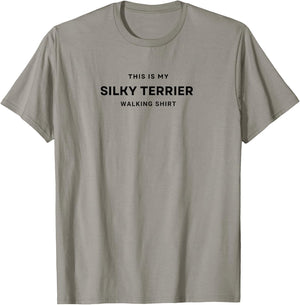 Funny This Is My Silky Terrier Walking Shirt T-Shirt - T-Shirt | Sand