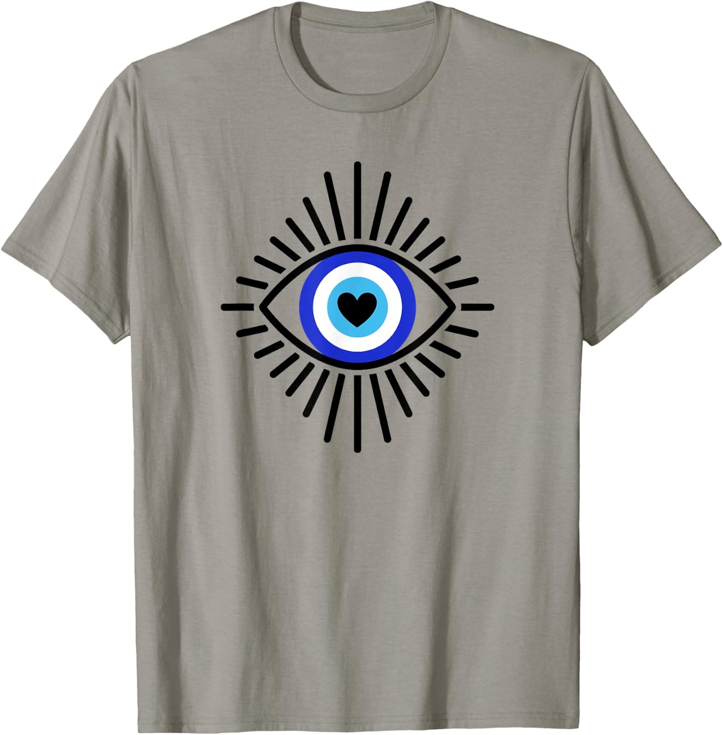 Evil Eye Spiritual Aesthetic Esoteric Mystical Theme T-Shirt - T-Shirt | Sand