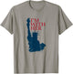 I'm With Her Statue of Lady Liberty Patriotic 4th of July T-Shirt - T-Shirt | Sand