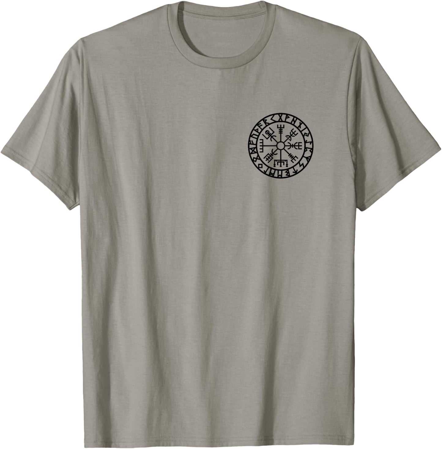 Vegvisir Vikings Nordischer Schutz Odin Thor Celtic T-Shirt - T-Shirt | Sand