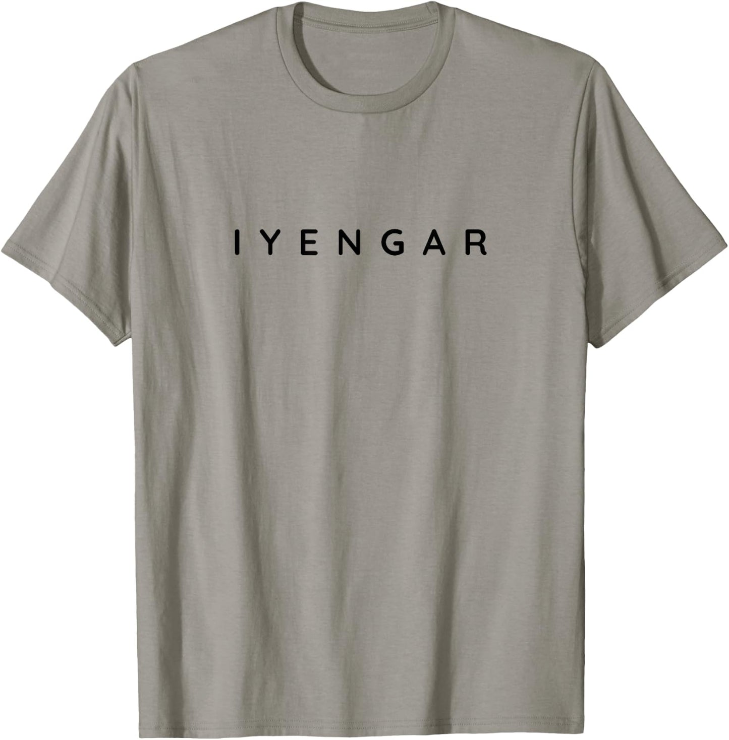 Iyengar Yogalehrer Klassische Schriftart Iyengar Anfänger-Design T-Shirt - T-Shirt | Sand