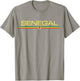 Senegal Flag Sengalese Sports Athletic Jersey Style T-Shirt - T-Shirt | Sand