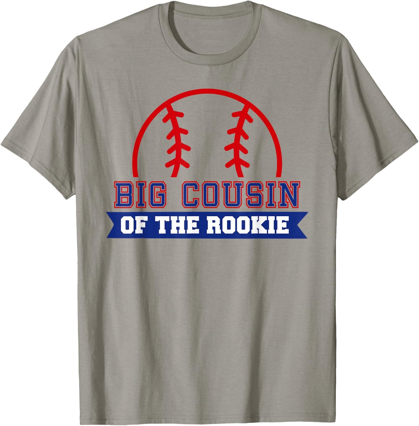 Big Cousin of Rookie 1st Birthday Baseball Theme Matching T-Shirt - T-Shirt | Sand