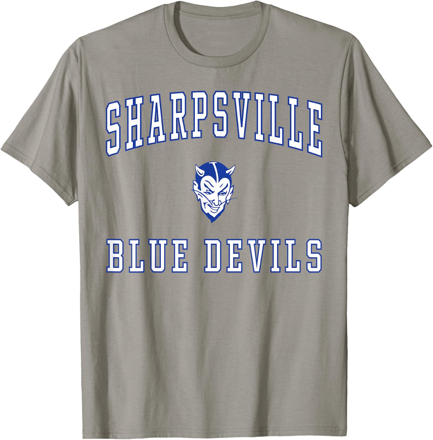 Sharpsville High School Blue Devils T-Shirt - T-Shirt | Sand
