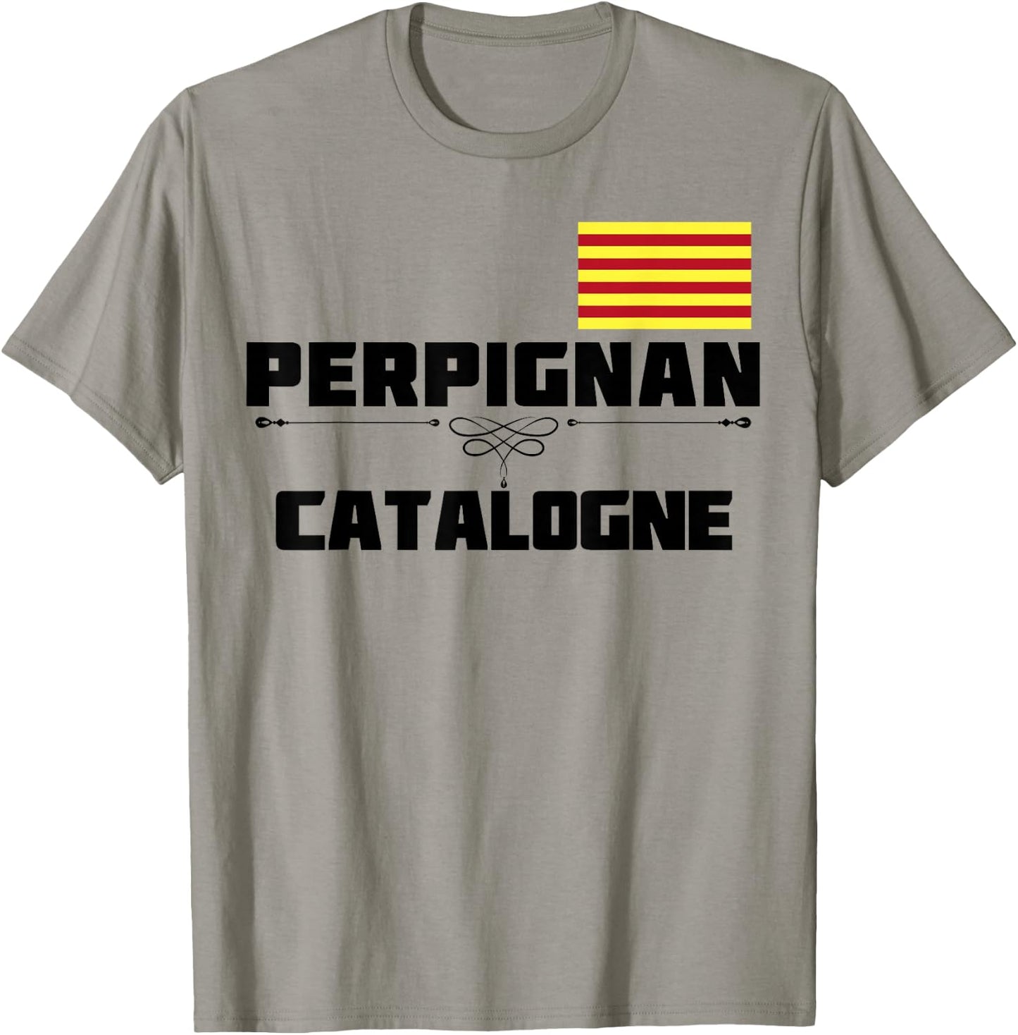 Rugby Club Perpignan Catalonia Man Supporter Catalan , white, S T-Shirt - T-Shirt | Sand