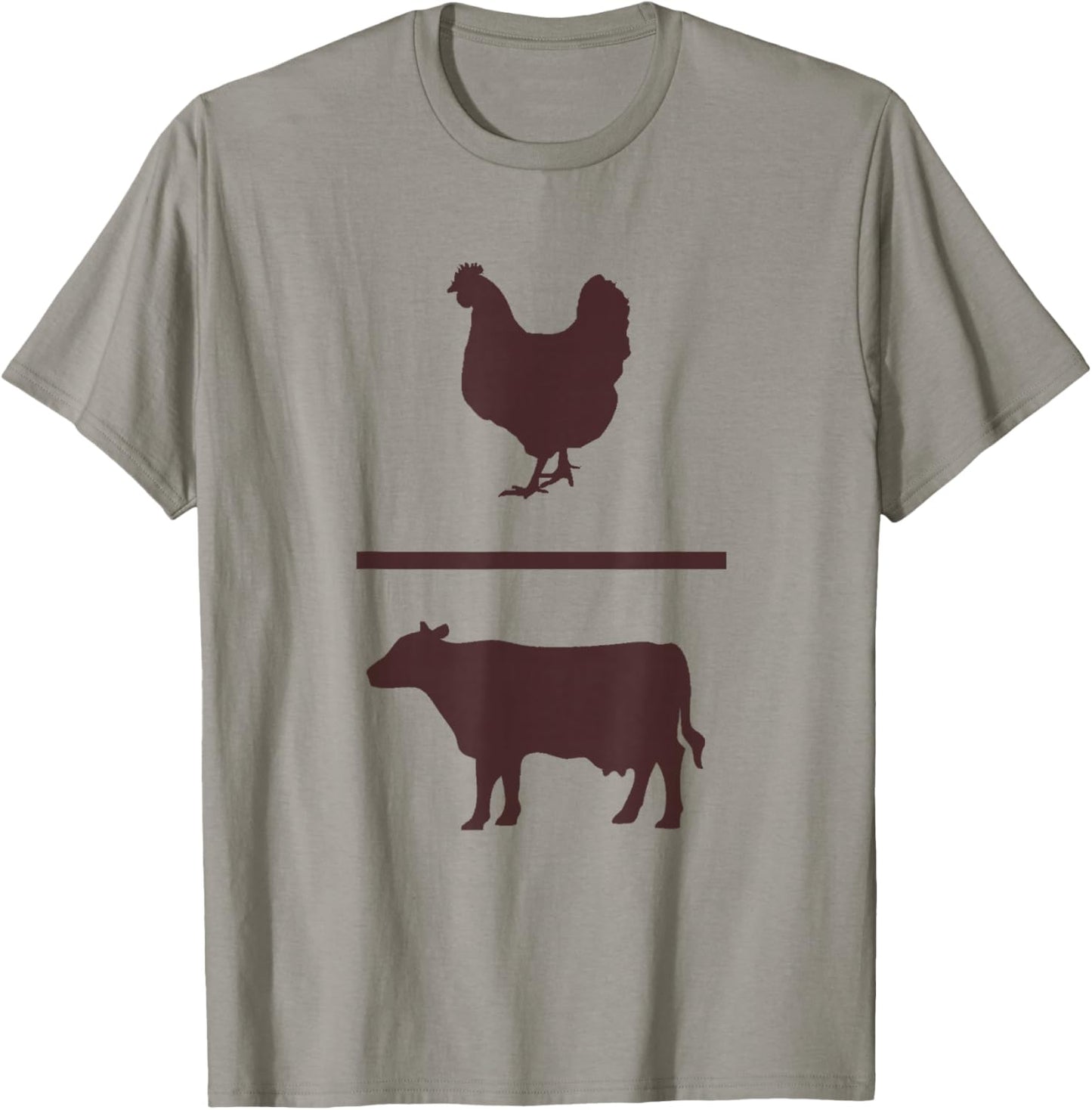 Brown Chicken Brown Cow T-Shirt - T-Shirt | Sand