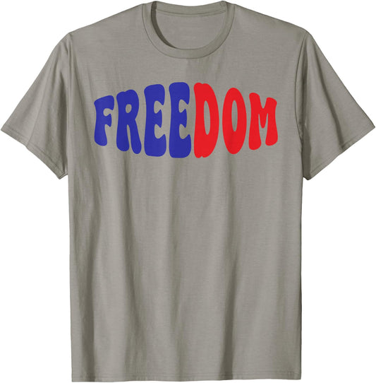 I Love The Taste of Freedom Fun Couples Matching 4th of July T-Shirt - T-Shirt | Sand