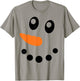 Snowman Costume Face Funny Women Kids Child Men's , White T-Shirt - T-Shirt | Sand