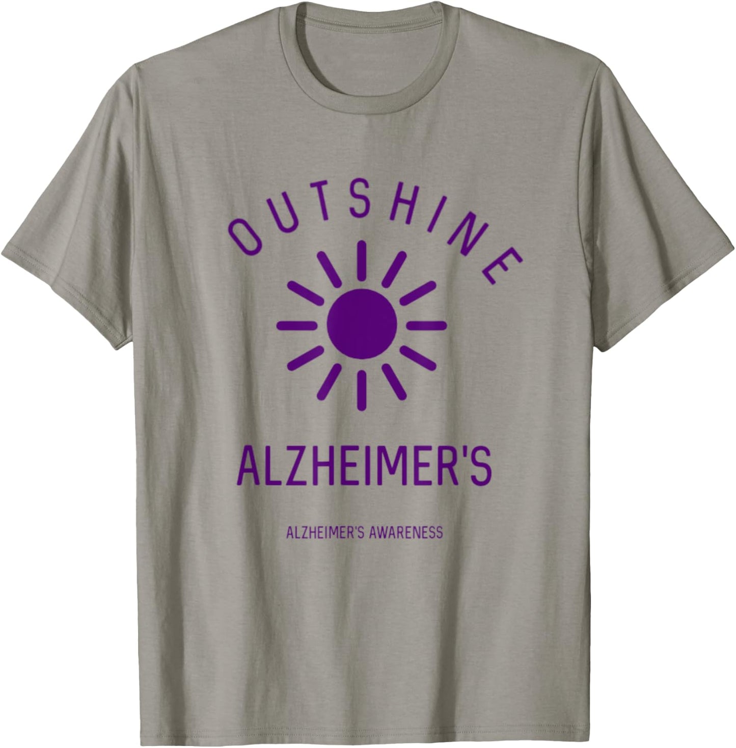 Outshine Alzheimer's Awareness Support Summer June Sunshine Women Kids T-Shirt - T-Shirt | Sand