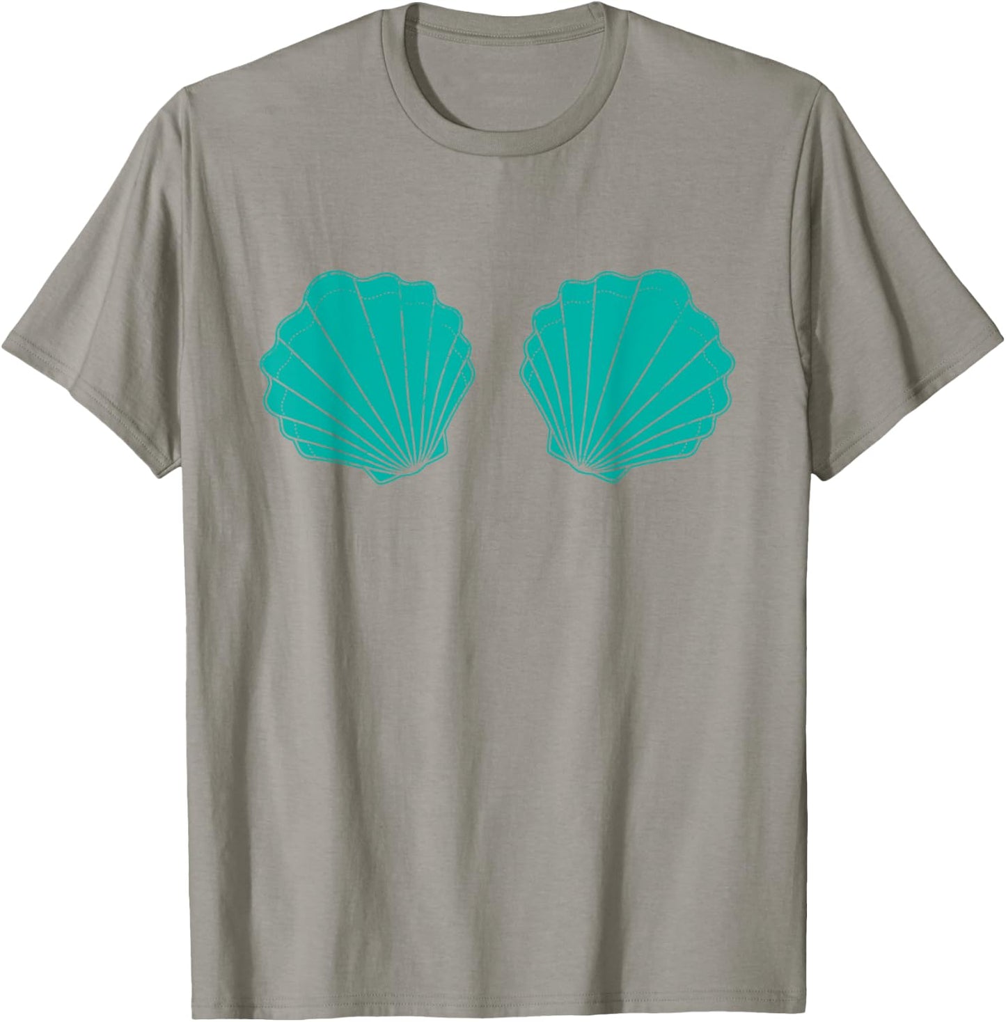 Mermaid Seashell Bikini Sea Shells Mermaid Costume T-Shirt - T-Shirt | Sand