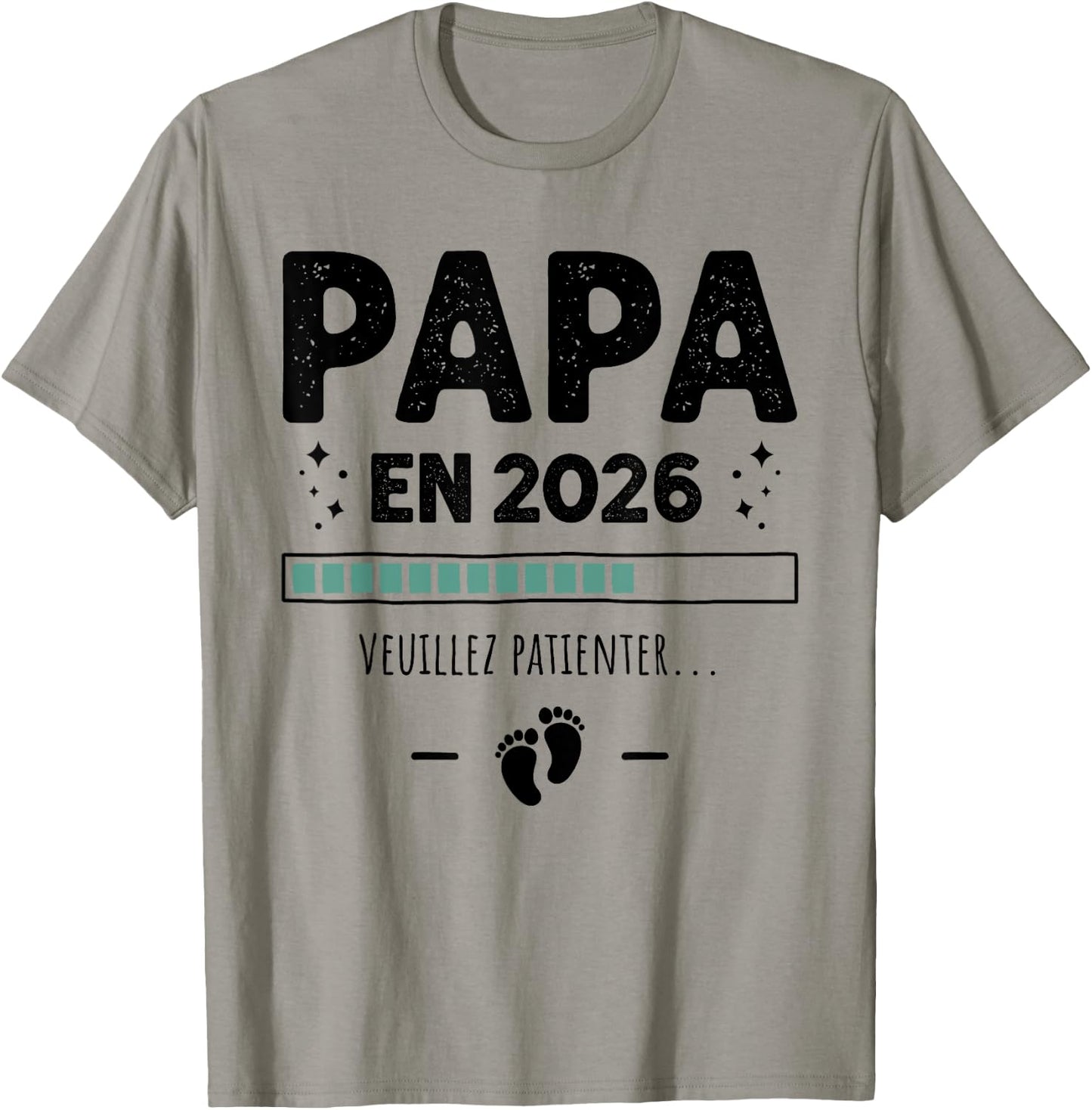 Futur Papa Funny - Humour Announcement Pregnancy Dad 2026 T-Shirt - T-Shirt | Sand