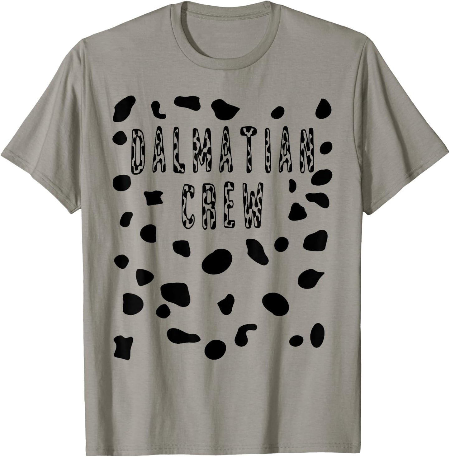 Dalmatian Crew Costume Shirt - Pretend Dog Spots Men Women Kids T-Shirt - T-Shirt | Sand