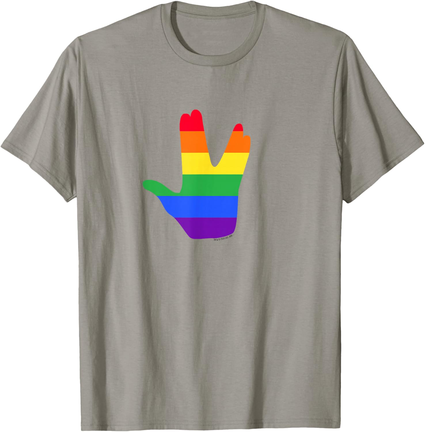 Star Trek Pride Vulcan Salute T-Shirt - T-Shirt | Sand