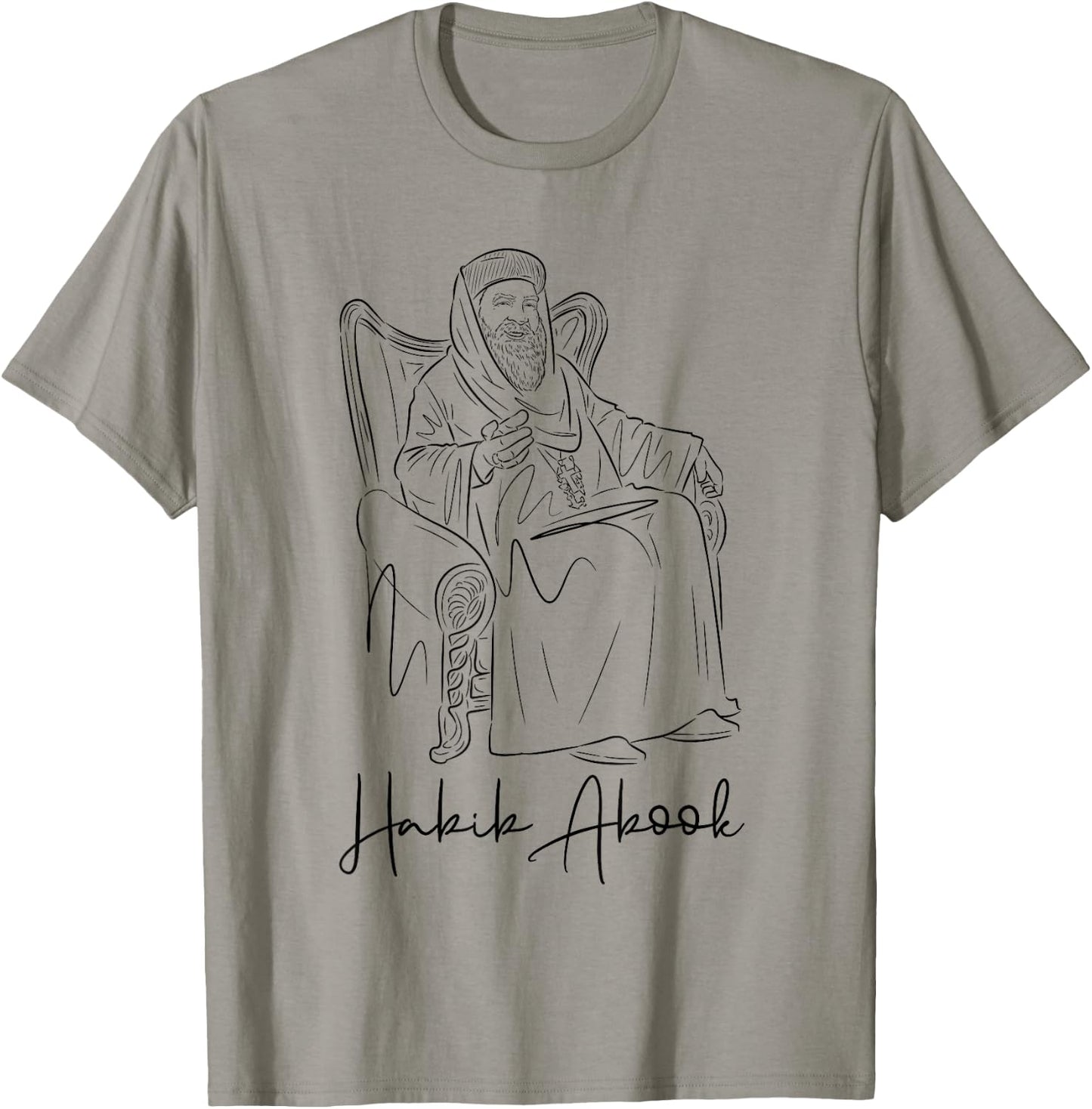 Habib Abook (St. Pope Kyrillos VI) T-Shirt - T-Shirt | Sand