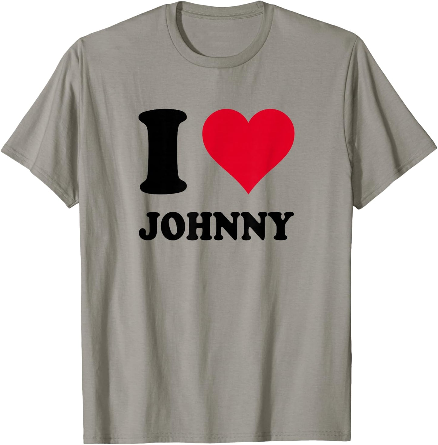 I Love Johnny , white, S T-Shirt - T-Shirt | Sand