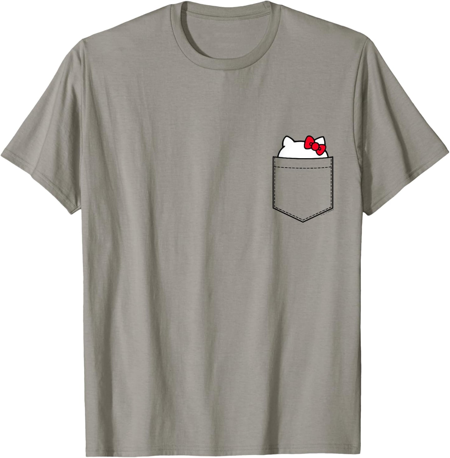 Hello Kitty Peeking Pocket Shirt T-Shirt - T-Shirt | Sand
