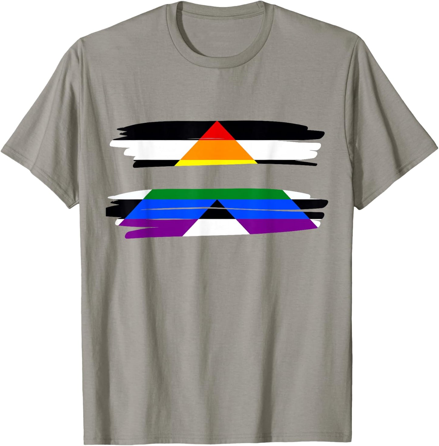 Straight Ally Pride Flag Equality Straight Ally Flag T-Shirt - T-Shirt | Sand