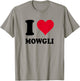 I Love Mowgli T-Shirt - T-Shirt | Sand