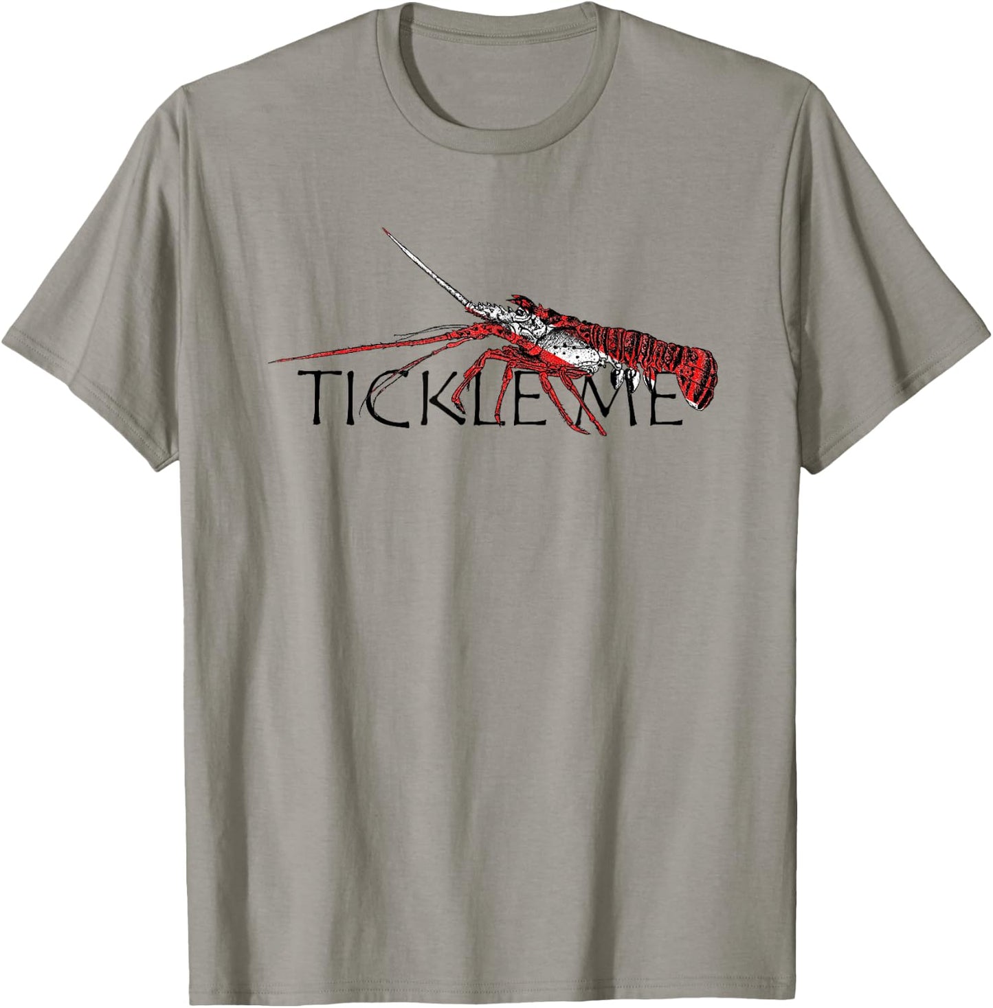 Spiny Lobster Tickle Me Funny T-Shirt - T-Shirt | Sand