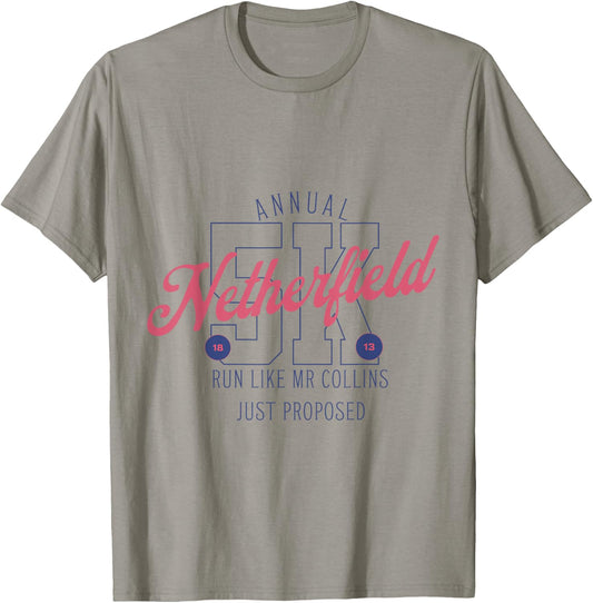 Pride and Prejudice Run Like Mr. Collins Just Proposed Book T-Shirt - T-Shirt | Sand