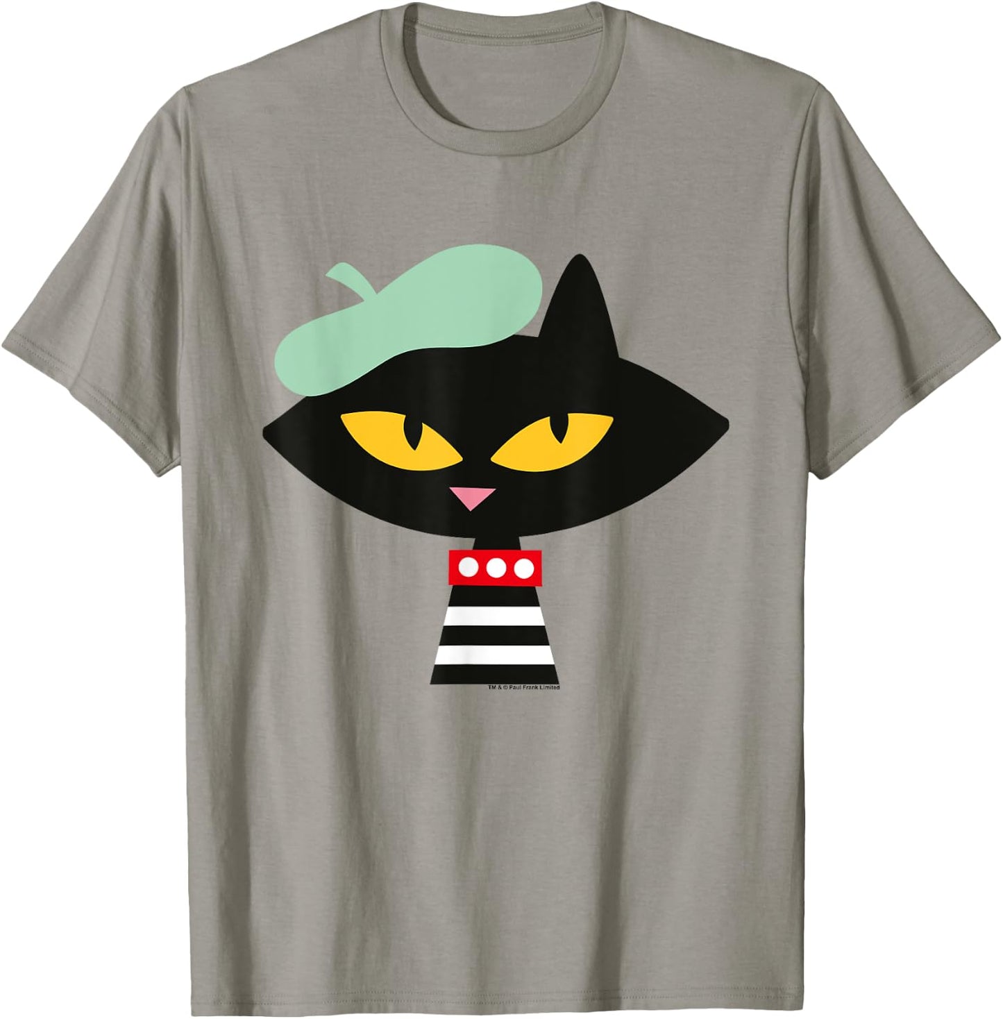 Paul Frank Mika Cat Beret Men Women Girls Kids T-Shirt - T-Shirt | Sand