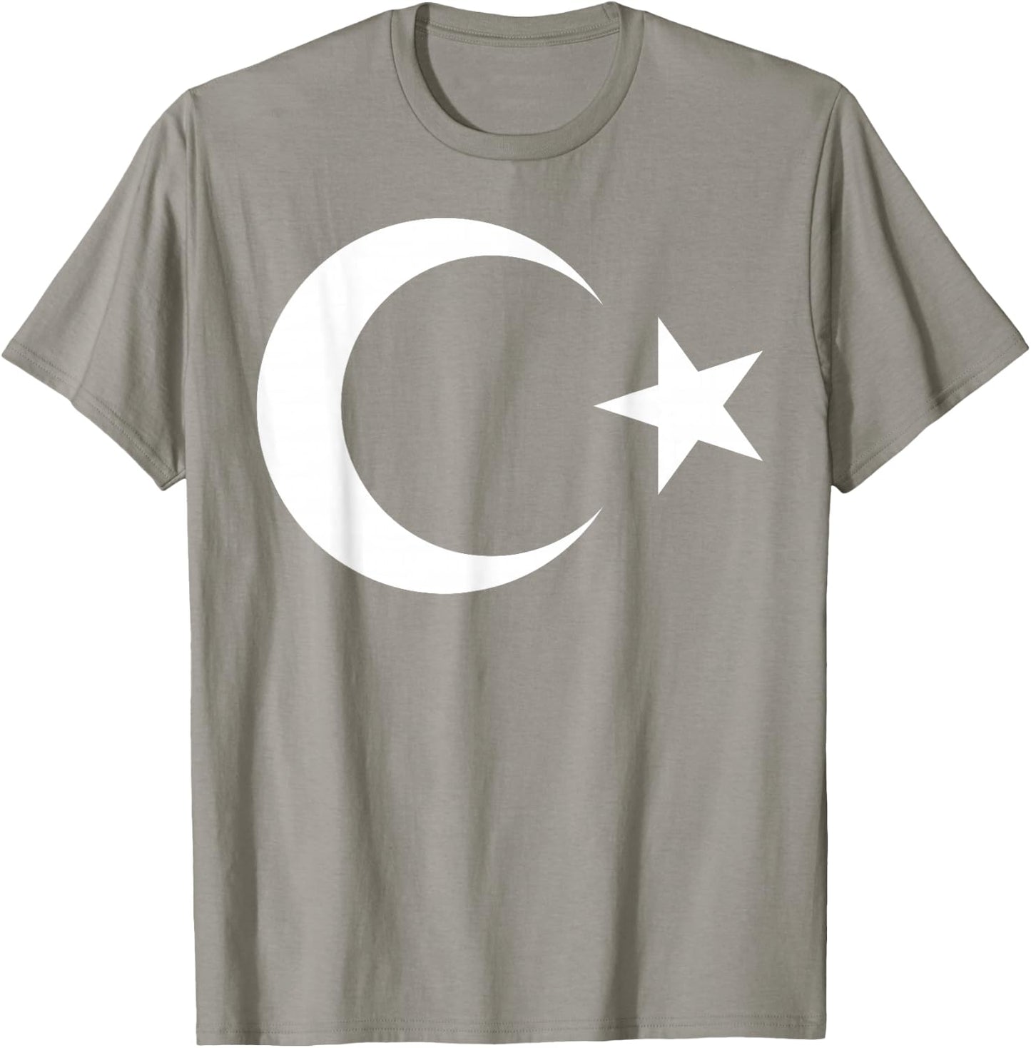 Turkish Flag Turkey Bayragi Türkiye Crescent Moon And Star T-Shirt - T-Shirt | Sand
