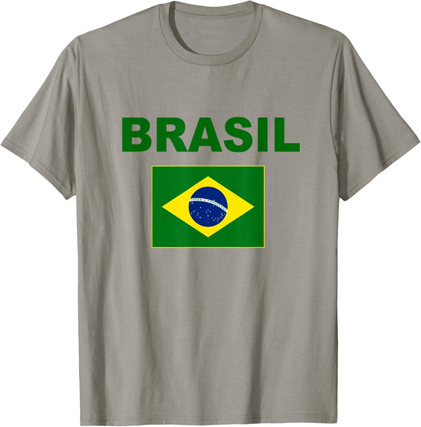 Brazil Flag Cool Brazilian Flags Men Women Brasil T-Shirt - T-Shirt | Sand