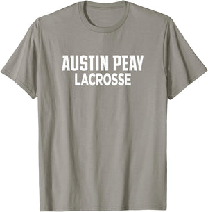 Austin Peay State University Lacrosse Governors Apparel Fans T-Shirt - T-Shirt | Sand