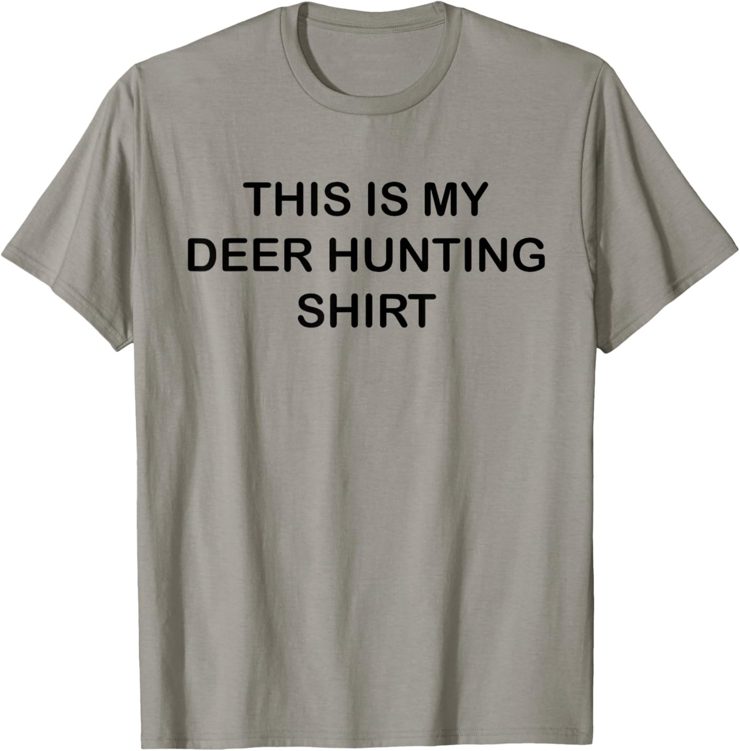 This Is My Deer Hunting Shirt Funny Blaze Orange T-Shirt - T-Shirt | Sand