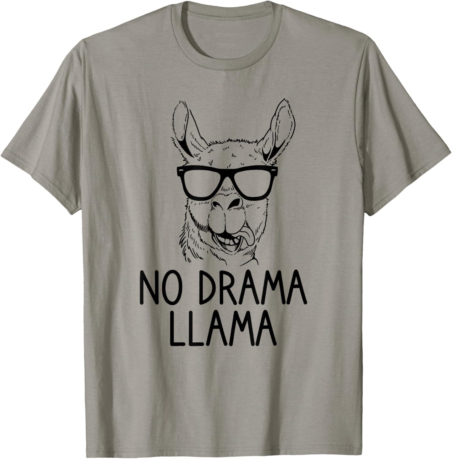 No Drama Llama T-Shirt - T-Shirt | Sand