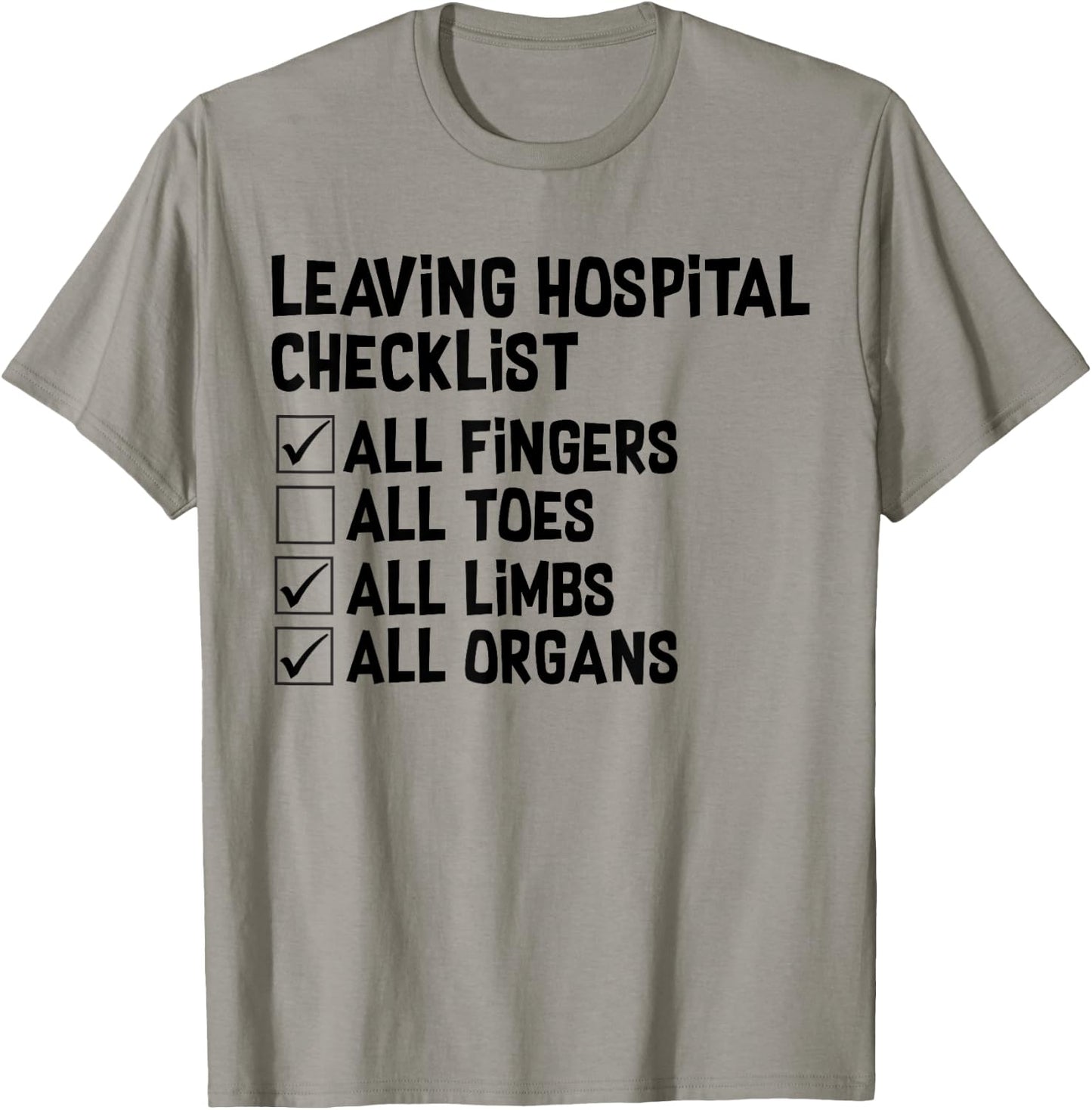 Toe Amputee Funny Humor Prosthetic Amputation T-Shirt - T-Shirt | Sand